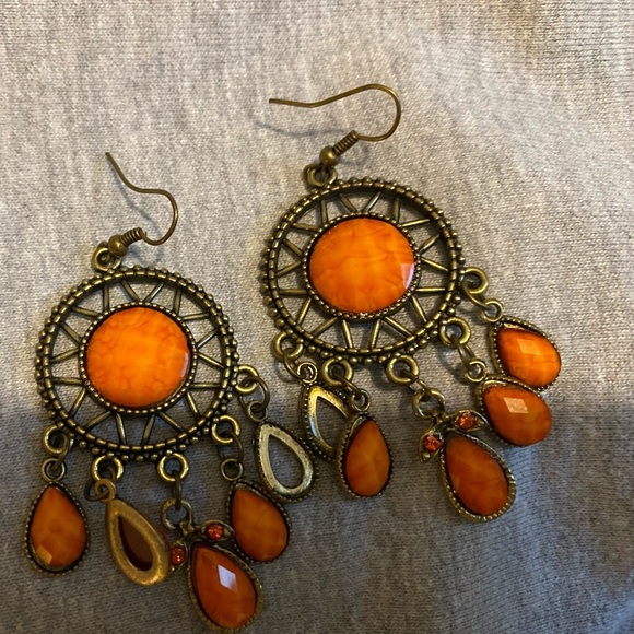Jewelry - Beautiful Orange Earrings